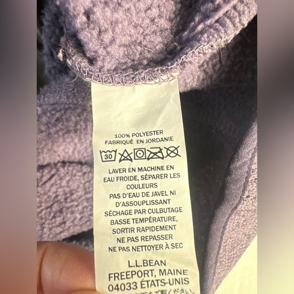 LL Bean Sweater Women's S Reg Fleece Full-Zip Jacket Gorpcore - Picture 7 of 8